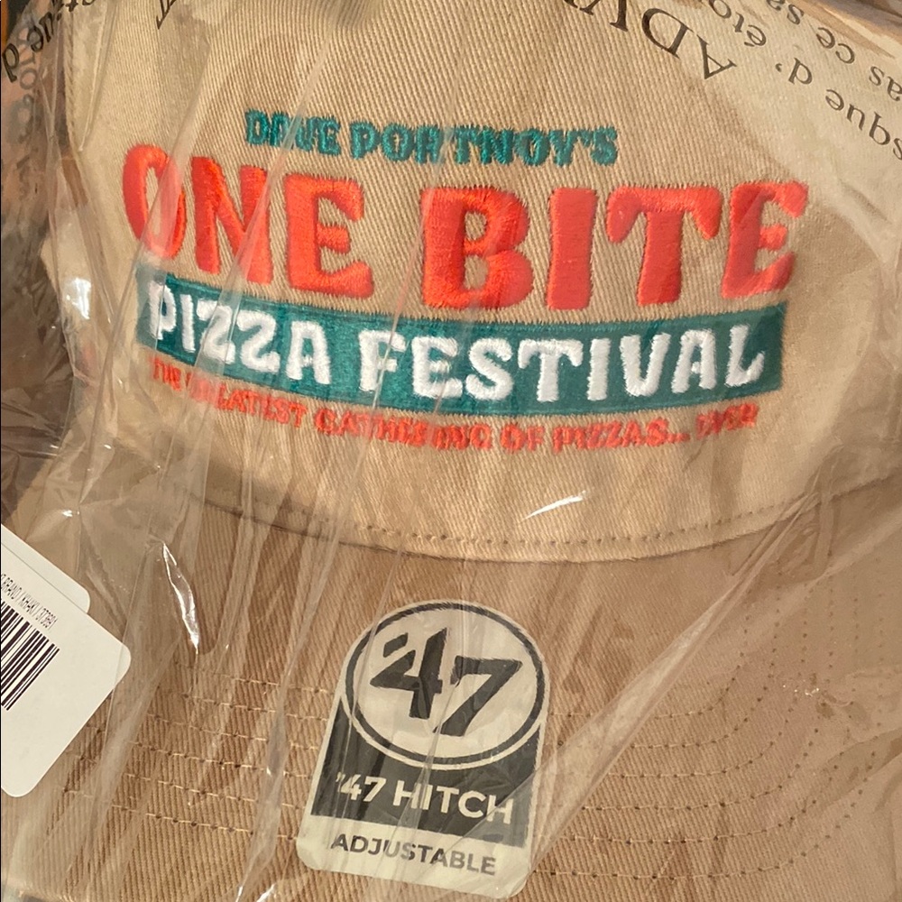 47 Tan Barstool Sports Dave Portnoy One Bite Pizza Festival SnapBack Hat New